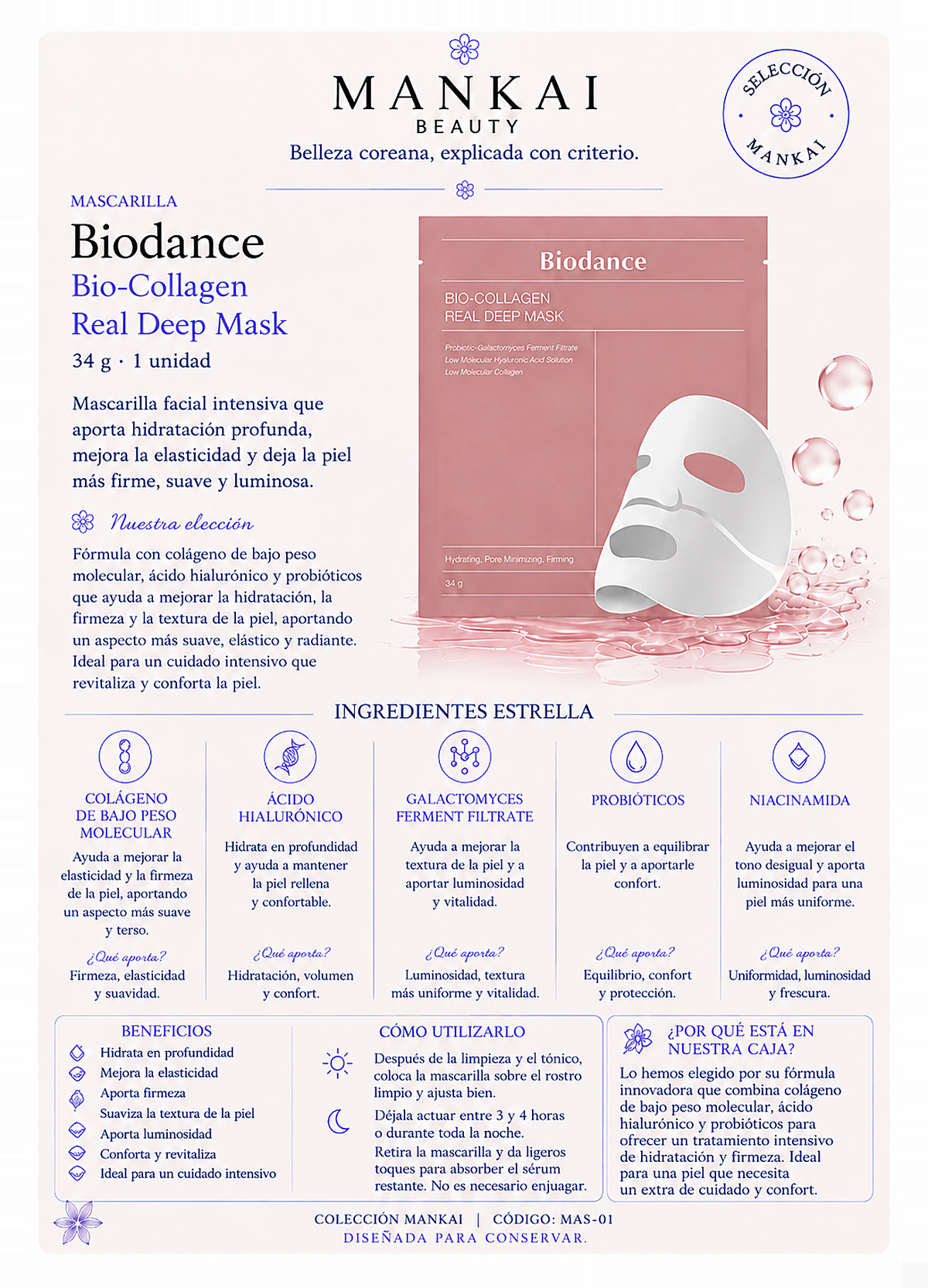 Biodance · Bio Collagen cara frontal
