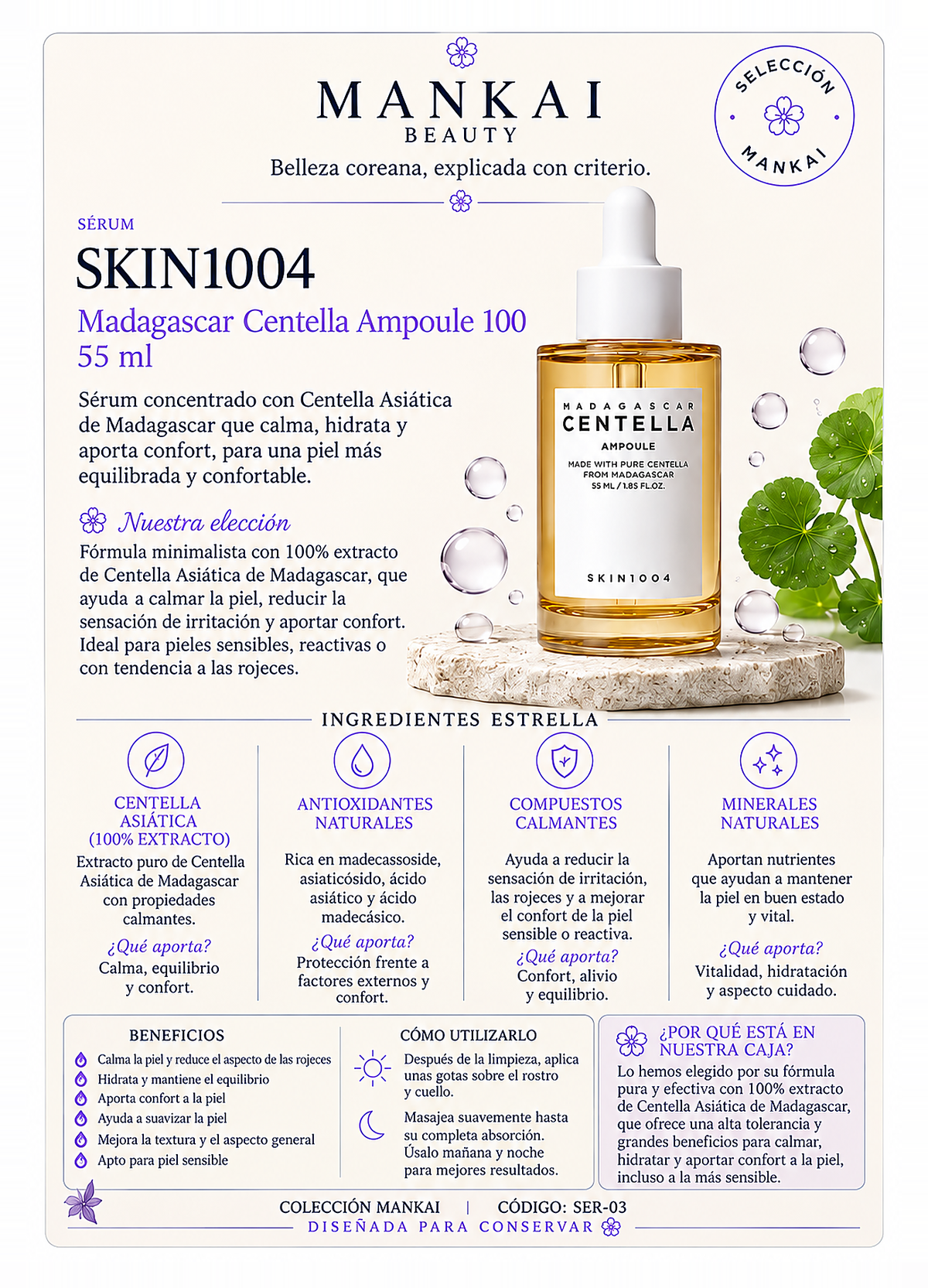 SKIN1004 · Centella Ampoule cara frontal